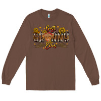 Chestnut best granny ever western theme Long Sleeve Tee - CowhideDigitalArt