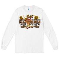 White best granny ever western theme Long Sleeve Tee - CowhideDigitalArt