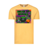 Vintage Mustard drink up witches tumbler Vintage Tee - BundleAndBundleShop