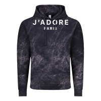Cloud Black j adore paris Vintage Hoodie - baoMotion