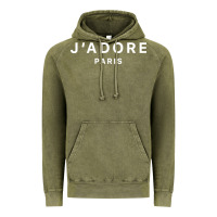 Vintage Olive j adore paris Vintage Hoodie - baoMotion