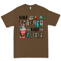 Cacao half teacher half coffee Premium Tee - OliviaCreatesArt