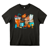 Asphalt Basketball coffee cups Heavy Core Tee - HowdyJamesFarm