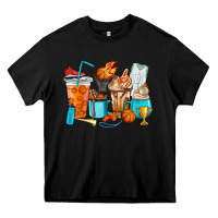 Black Basketball coffee cups Heavy Core Tee - HowdyJamesFarm
