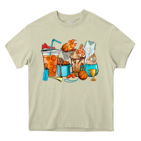 Mossy Basketball coffee cups Heavy Core Tee - HowdyJamesFarm