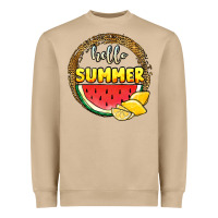 Mushroom hello summer watermelon Heavyweight Sweatshirt - JahusDesignShop