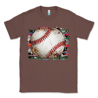 Chestnut sports baseball background Classic Tee - Artiststas