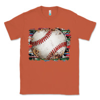 Copper sports baseball background Classic Tee - Artiststas