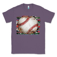 Lavender sports baseball background Classic Tee - Artiststas