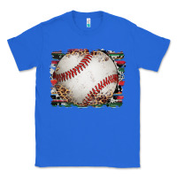 True Royal sports baseball background Classic Tee - Artiststas