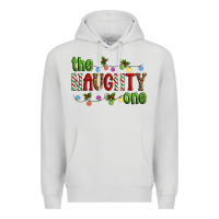 Dove Grey The Naughty One Christmas Premium Hoodie - Artiststas