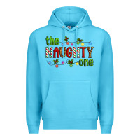 Ocean Blue The Naughty One Christmas Premium Hoodie - Artiststas