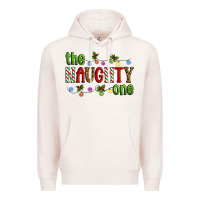 Pale Pink The Naughty One Christmas Premium Hoodie - Artiststas