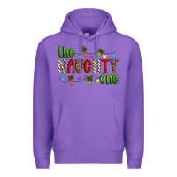 Purple The Naughty One Christmas Premium Hoodie - Artiststas