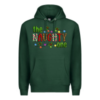 Sports Green The Naughty One Christmas Premium Hoodie - Artiststas
