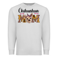 Dove Grey western chihuahua mom Premium Sweatshirt - RanaPortraitStore