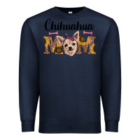Navy western chihuahua mom Premium Sweatshirt - RanaPortraitStore