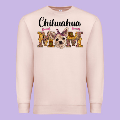 Western Chihuahua Mom Premium Sweatshirt Designed By Ranaportraitstore