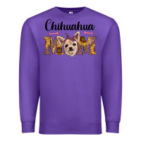 Purple western chihuahua mom Premium Sweatshirt - RanaPortraitStore