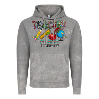 Cloud Rock Teacher Calus Vintage Hoodie - CowhideDigitalArt