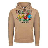Vintage Coffee Teacher Calus Vintage Hoodie - CowhideDigitalArt