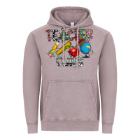 Vintage Zinc Teacher Calus Vintage Hoodie - CowhideDigitalArt