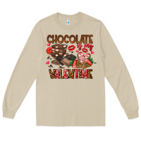 Mushroom Chcolate is my Valentine Long Sleeve Tee - CowhideDigitalArt