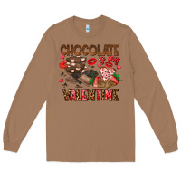 Toasted Coconut Chcolate is my Valentine Long Sleeve Tee - CowhideDigitalArt