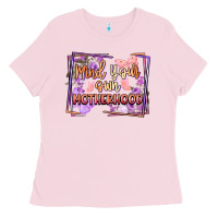Bubblegum Pink mind your motherhood Ladies Tee - FaDigitalArtStudio
