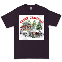 Plum merry chrıstmas Premium Tee - FaDigitalArtStudio