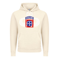 Vintage Artic 82nd Airborne Div Parachutist Wings and Patch - Distressed Vintage Hoodie - baoMotion