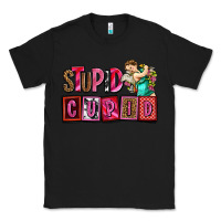 Black stupid cupid with cupid olivia Classic Tee - OliviaCreatesArt