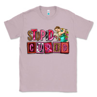 Lilac stupid cupid with cupid olivia Classic Tee - OliviaCreatesArt