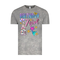 Cloud Rock birthday girl 7 Vintage Tee - BundleAndBundleShop