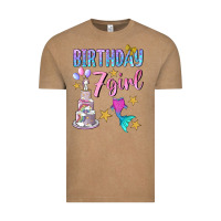 Vintage Coffee birthday girl 7 Vintage Tee - BundleAndBundleShop