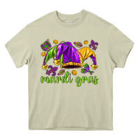 Mossy Mardi Gras with jester hat Heavy Core Tee - HowdyJamesFarm