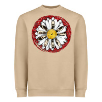 Mushroom daisy Heavyweight Sweatshirt - JahusDesignShop
