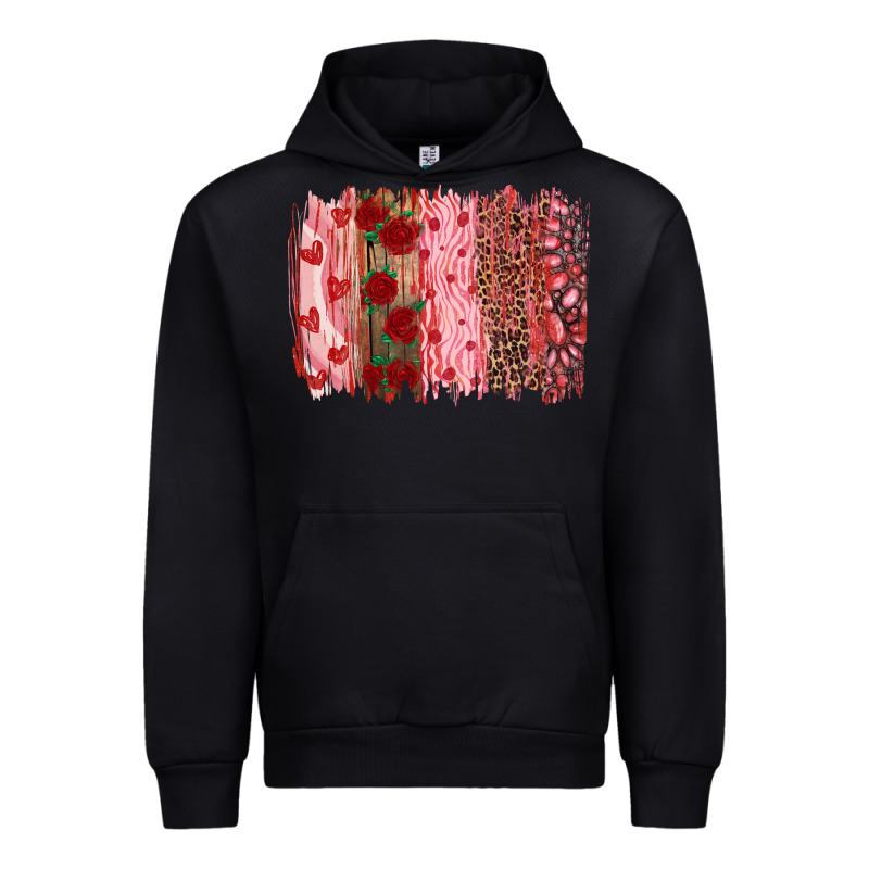 Valentine's Day Brushstrokes Urban Hoodie by RanaPortraitStore | Teevron