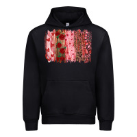 Black valentine's day brushstrokes Urban Hoodie - RanaPortraitStore