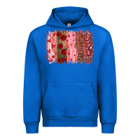 Cobalt valentine's day brushstrokes Urban Hoodie - RanaPortraitStore