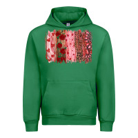 Emerald valentine's day brushstrokes Urban Hoodie - RanaPortraitStore