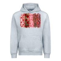 Heather Grey valentine's day brushstrokes Urban Hoodie - RanaPortraitStore