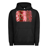 Pigment Black valentine's day brushstrokes Urban Hoodie - RanaPortraitStore