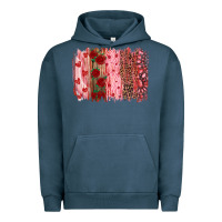 Pigment Midnight Navy valentine's day brushstrokes Urban Hoodie - RanaPortraitStore