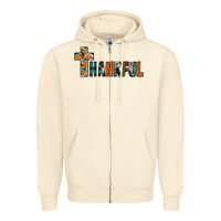 Sandshell thankful Zipper Hoodie - JahusDesignShop