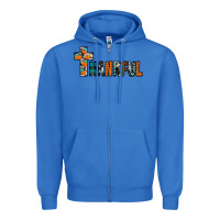 True Royal thankful Zipper Hoodie - JahusDesignShop