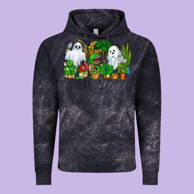 Spooky Plants Vintage Hoodie Designed By Cowhidedigitalart