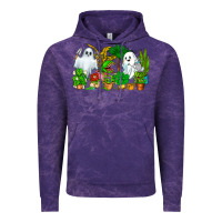 Cloud Purple Spooky Plants Vintage Hoodie - CowhideDigitalArt