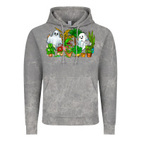 Cloud Rock Spooky Plants Vintage Hoodie - CowhideDigitalArt