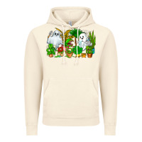 Vintage Artic Spooky Plants Vintage Hoodie - CowhideDigitalArt